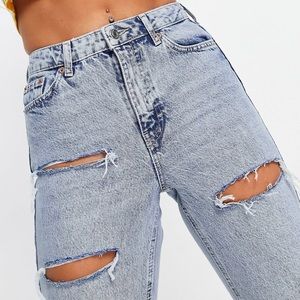 NWT Topshop High Waisted Mom Jean